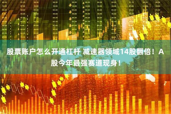 股票账户怎么开通杠杆 减速器领域14股翻倍！A股今年最强赛道现身！