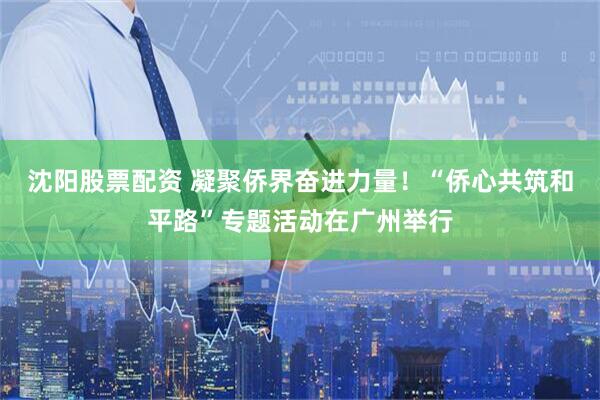 沈阳股票配资 凝聚侨界奋进力量！“侨心共筑和平路”专题活动在广州举行